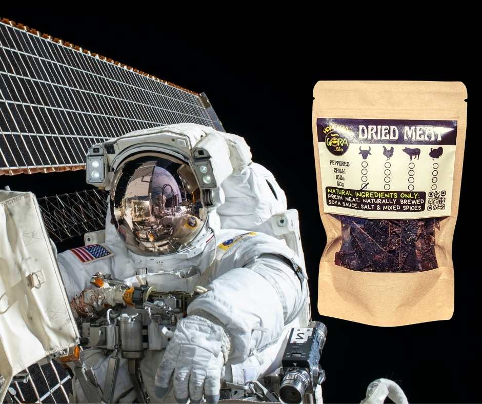 Nasa sent Jerky into Space